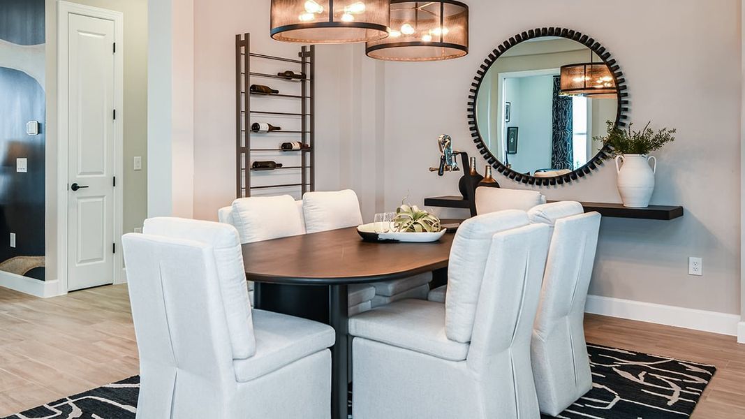 Furnished interior view inside a new home in Westview Community Group Page, Kissimmee (Image 10).