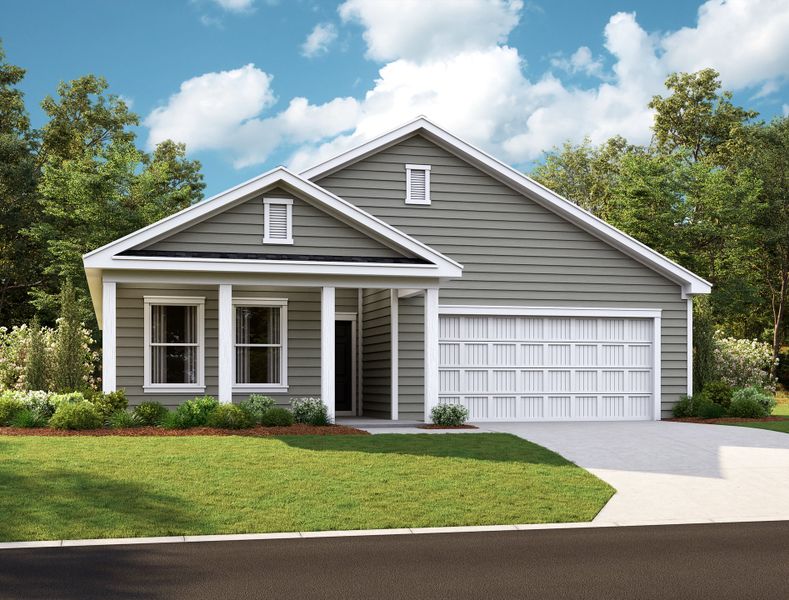 Representative exterior photo of a completed home built from the Truman by Ashton Woods in Watson Hill, Summerville, SC (Image 18).