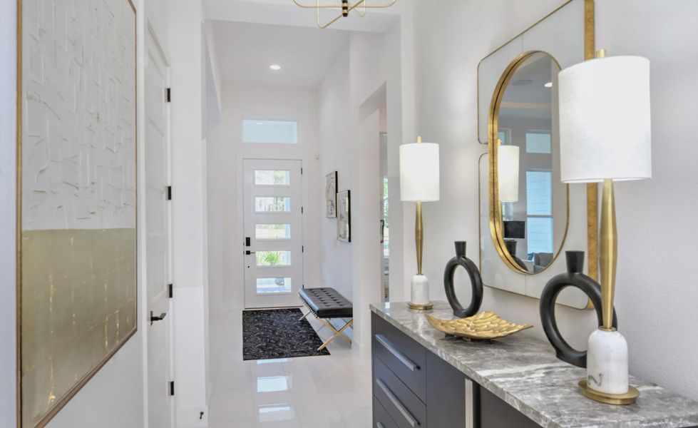 Furnished interior view inside a new home in Woodhaven, Port Orange (Image 8).