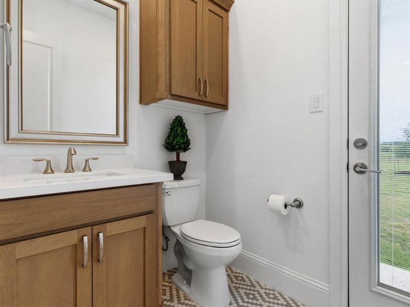 Furnished interior view inside a new home in Gean Estates, Keller (Image 30).