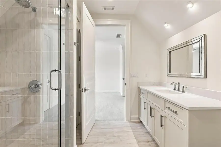 Furnished interior view inside a new home in , Sandy Springs (Image 32).