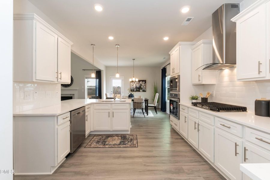 Furnished interior view inside a new home in Hidden Pines, Cameron (Image 5).