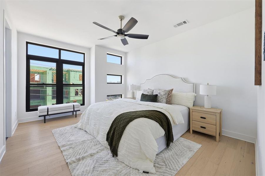 Furnished interior view inside a new home in , Dallas (Image 14).