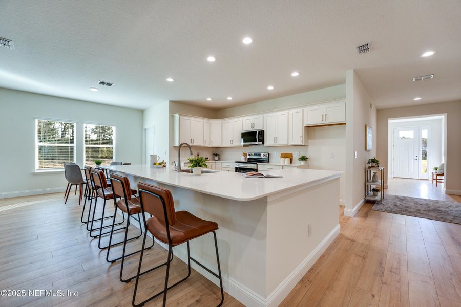 Furnished interior view inside a new home in , Jacksonville (Image 8).