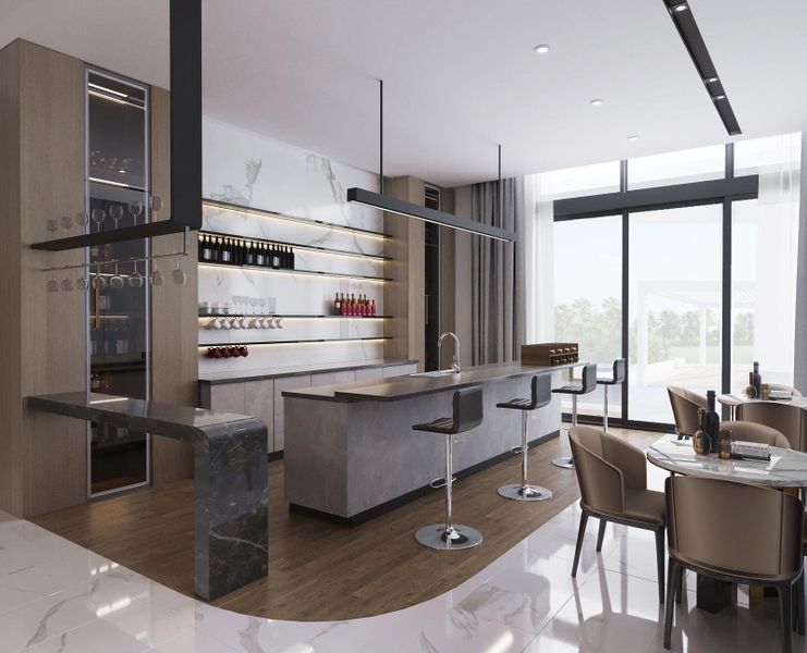 Furnished interior view inside a new home in , Southwest Ranches (Image 8). Furnished interior view inside a new home in , Southwest Ranches (Image 8).