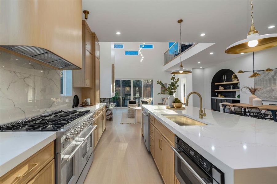 Furnished interior view inside a new home in , Dallas (Image 11).