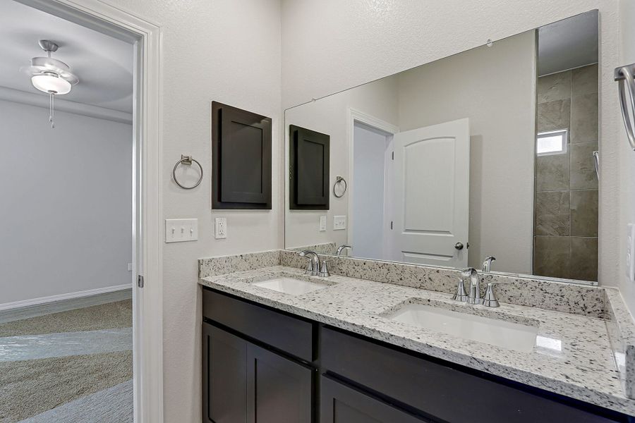 Representative furnished interior of a home built from the Sinatra by View Homes in Desert Springs | Enchanted Series, El Paso (Image 18).