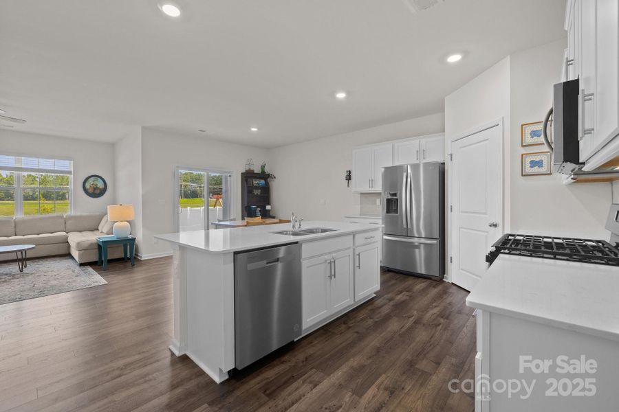 Furnished interior view inside a new home in Secrest Commons, Monroe (Image 7).