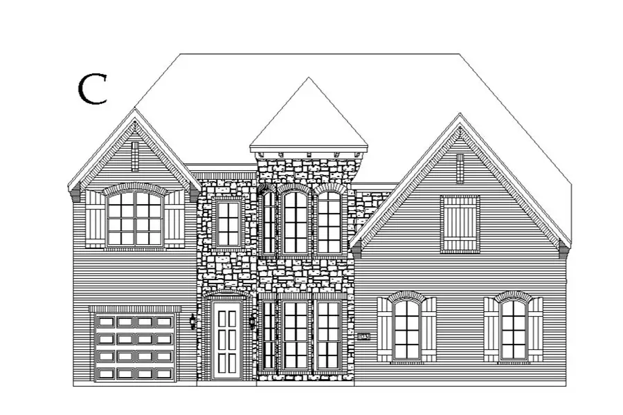 Representative rendering of the exterior for the Portsmouth by Windsor Homes (Image 21).