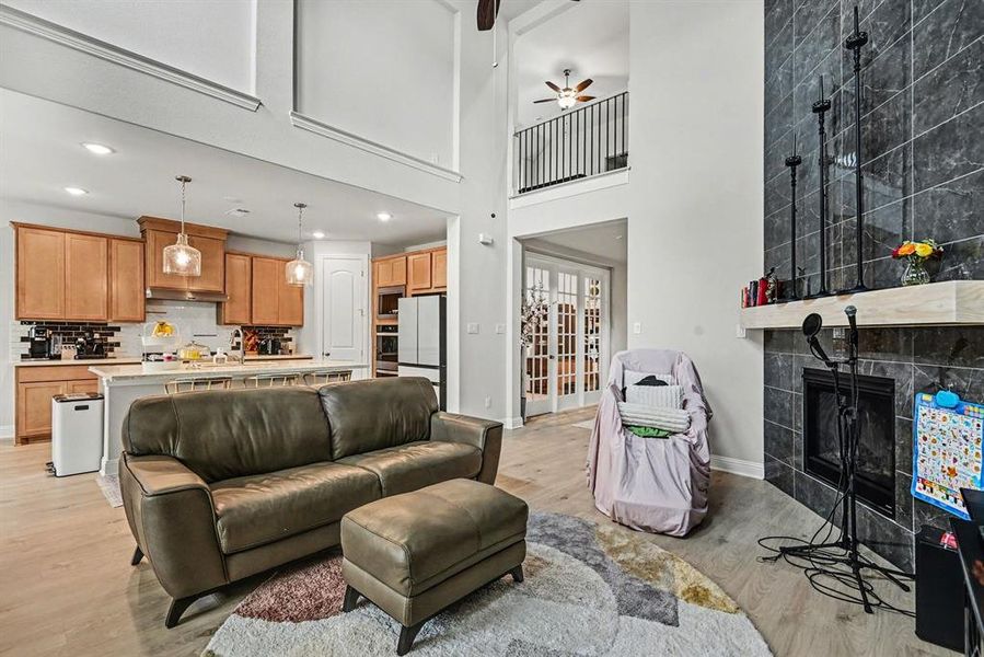 Furnished interior view inside a new home in Pecan Square, Justin (Image 17).