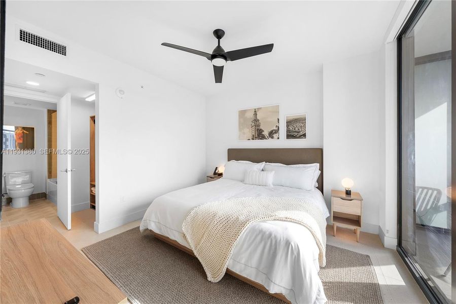 Furnished interior view inside a new home in , Miami (Image 5).