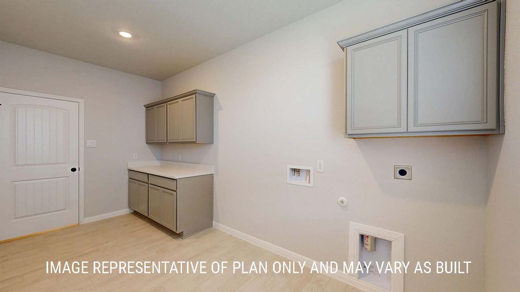Furnished interior view inside a new home in Sterling Meadows, Salado (Image 12).