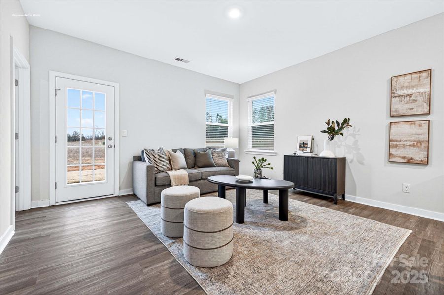 Furnished interior view inside a new home in Woodhaven at Chester, Chester (Image 15).