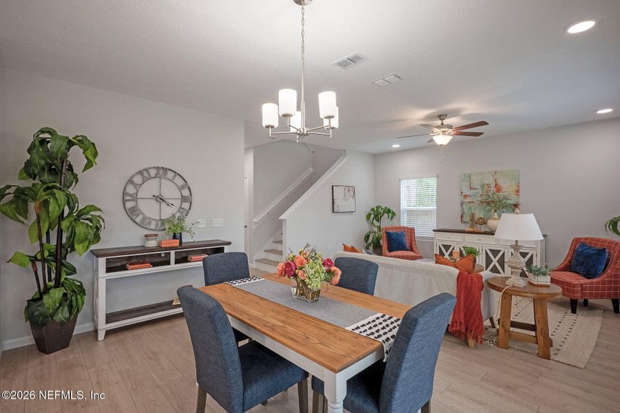 Furnished interior view inside a new home in , Jacksonville (Image 28).