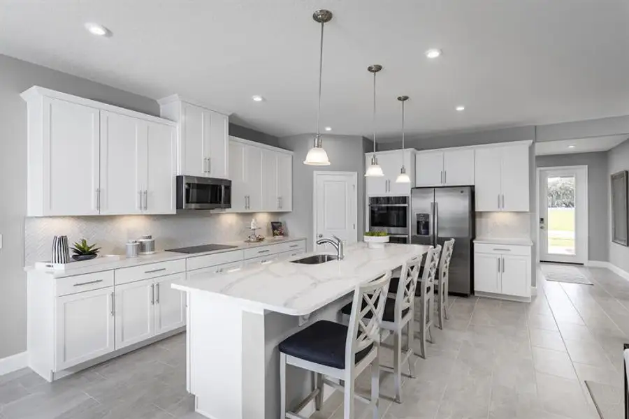 Representative furnished interior of a home built from the Lynn Haven by Ryan Homes in Copperleaf, Ocala (Image 5).