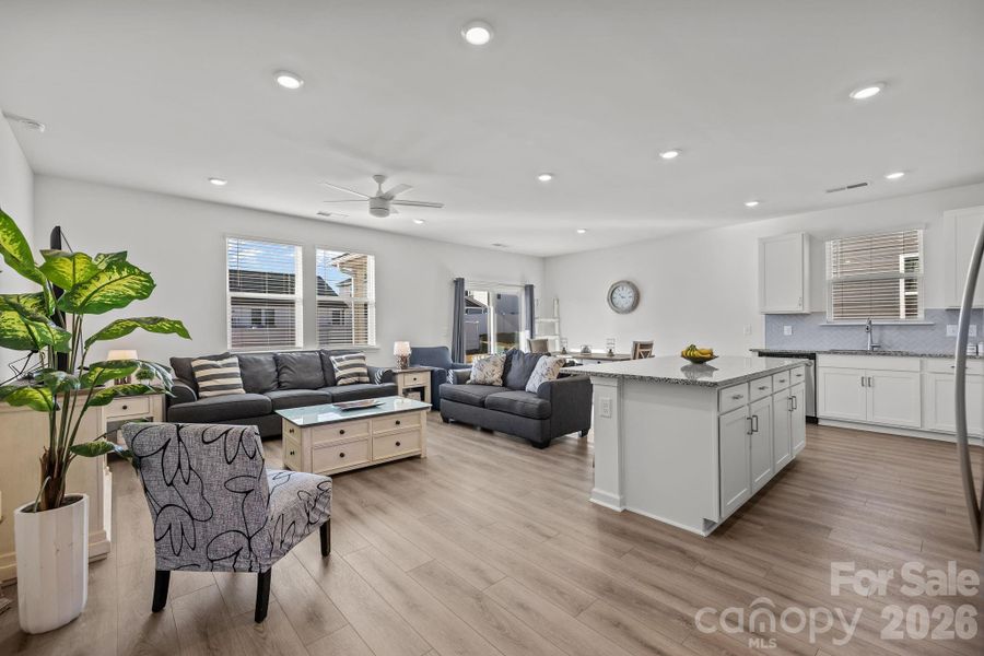 Furnished interior view inside a new home in Sheffield, Indian Trail (Image 5).