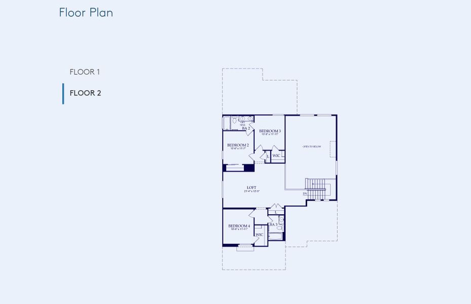 2D floor plan layout of this home in Parkside at Anthem at Merrill Ranch, Florence, AZ (Image 5). 2D floor plan layout of this home in Parkside at Anthem at Merrill Ranch, Florence, AZ (Image 5).