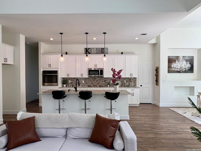 Furnished interior view inside a new home in , Spring Branch (Image 9).