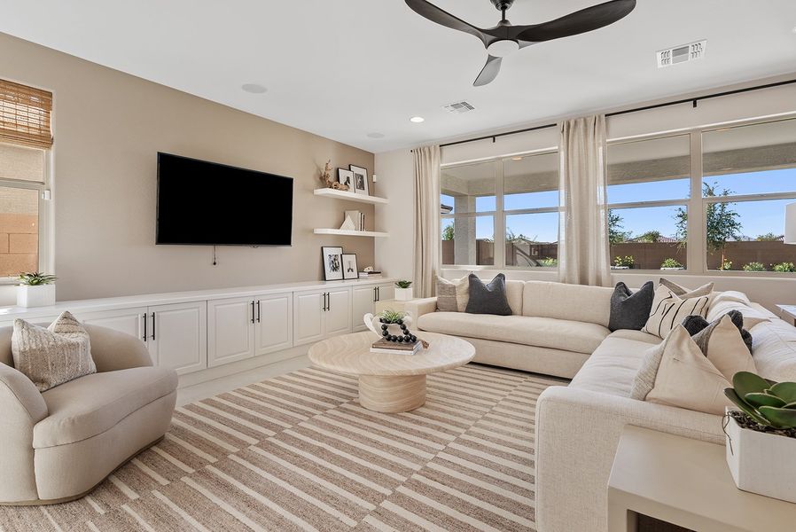 Furnished interior view inside a new home in Artisan at Asante, Surprise (Image 3).