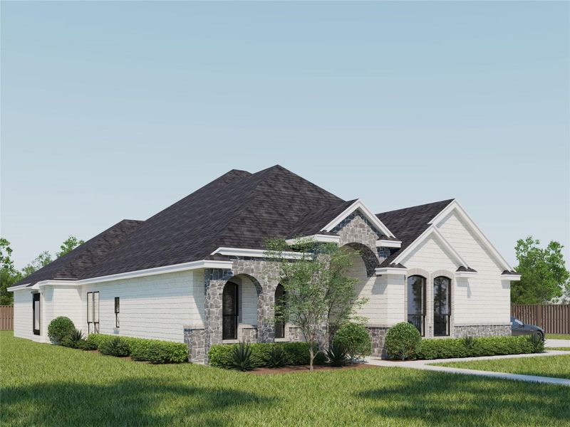 Rendering of to-be-built home