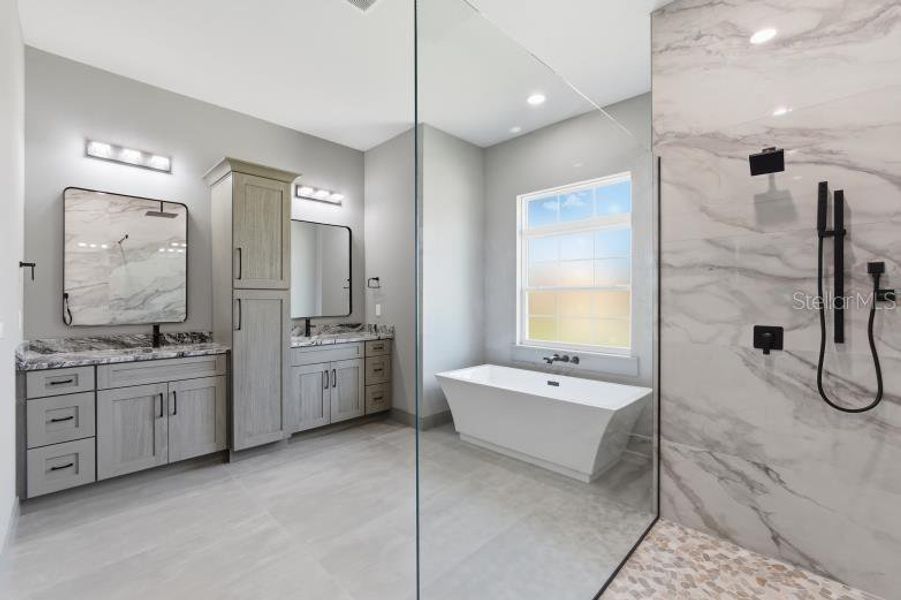 Furnished interior view inside a new home in , Palm Coast (Image 15).