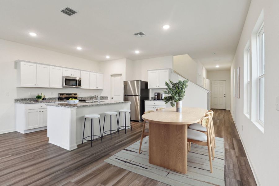 Furnished interior view inside a new home in Pinckney Place, North Charleston (Image 5).