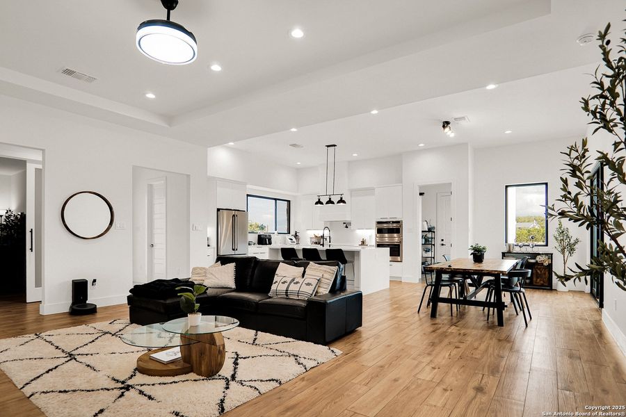 Furnished interior view inside a new home in , San Antonio (Image 16). Furnished interior view inside a new home in , San Antonio (Image 16).