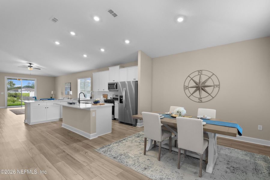 Furnished interior view inside a new home in Jennings Farm, Middleburg (Image 8).
