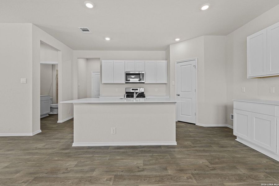 Furnished interior view inside a new home in Redbird Ranch, San Antonio (Image 5).