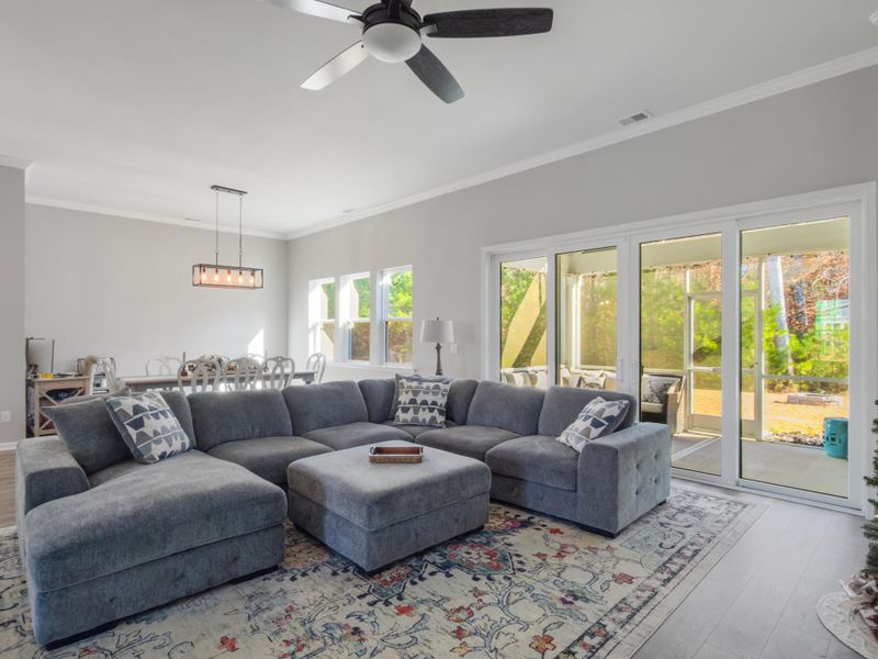 Furnished interior view inside a new home in , Summerville (Image 13). Furnished interior view inside a new home in , Summerville (Image 13).