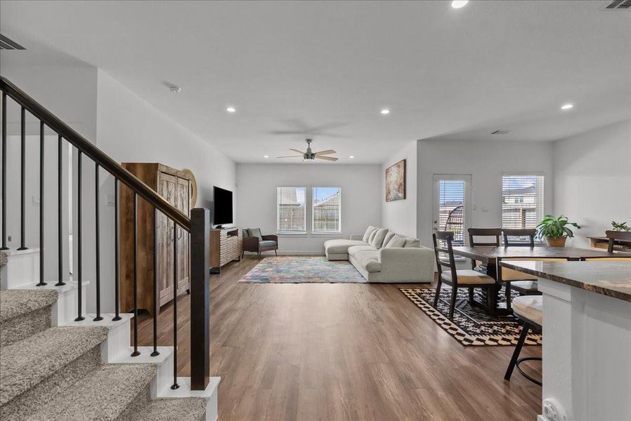 Furnished interior view inside a new home in Westland Ranch 50' Homesites, League City (Image 28).