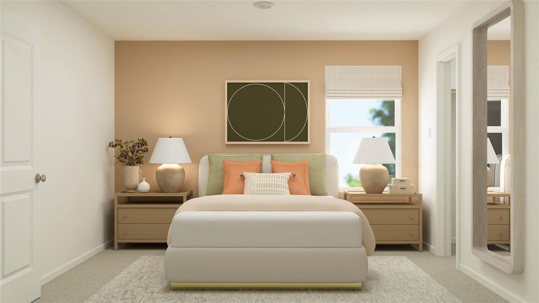Furnished interior view inside a new home in Synova, Crosby (Image 10).