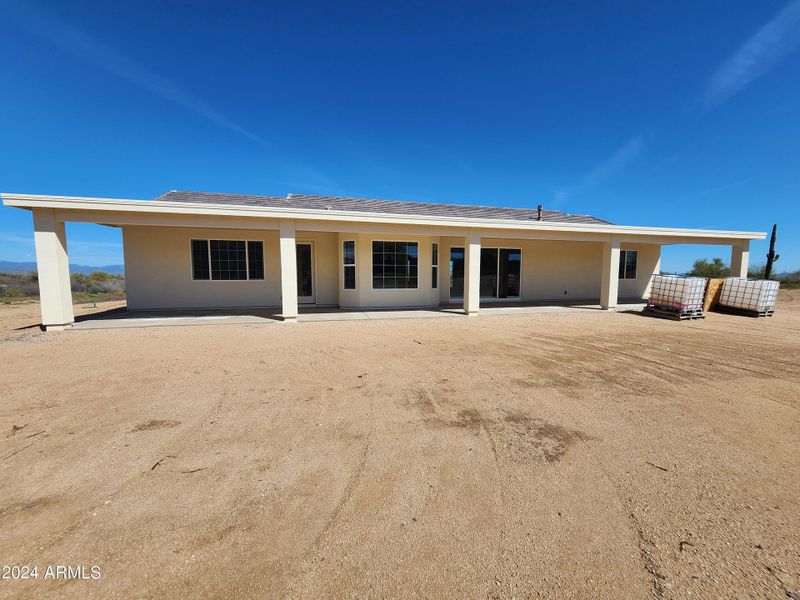 FULL WIDTH REAR COVERED PATIO