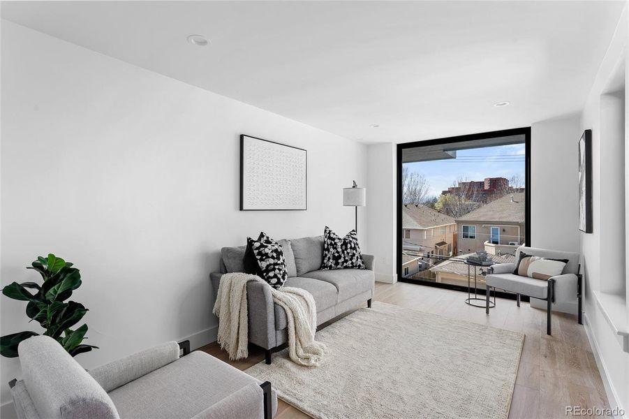 Furnished interior view inside a new home in , Denver (Image 18).