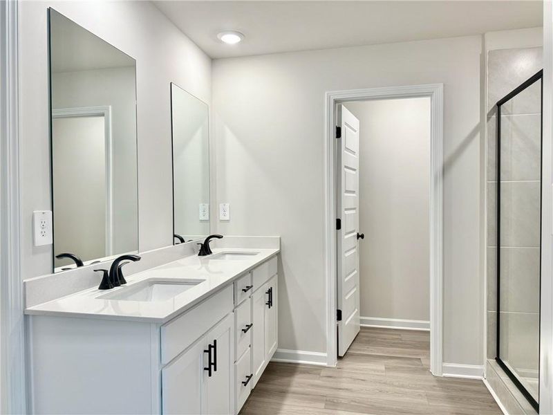 Furnished interior view inside a new home in , Braselton (Image 8).