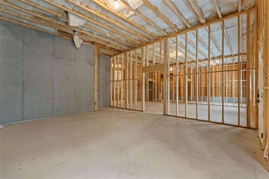In-progress construction of a new home in Silvercrest Lakes, Acworth, GA (Image 54).