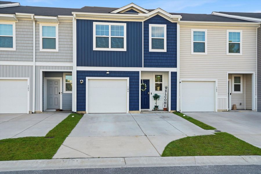 Front exterior of a new home in , Summerville, SC, highlighting curb appeal (Image 23). Front exterior of a new home in , Summerville, SC, highlighting curb appeal (Image 23).