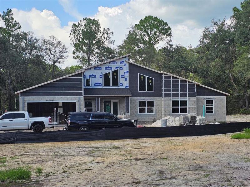 Status of construction as of July 19, 2025