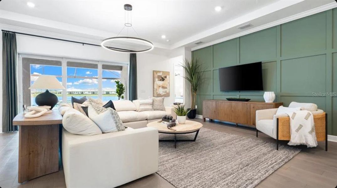 Furnished interior view inside a new home in Skye Ranch Community Group Page, Sarasota (Image 9).