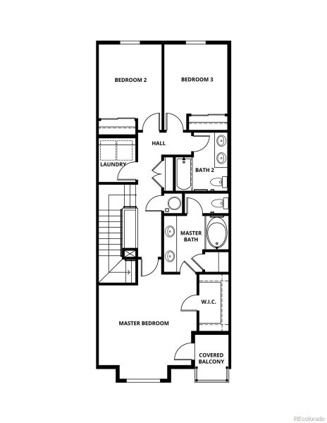2D floor plan layout of this home in , Fort Lupton, CO (Image 4).