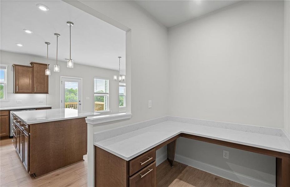 Furnished interior view inside a new home in Sierra Creek, Hoschton (Image 15).