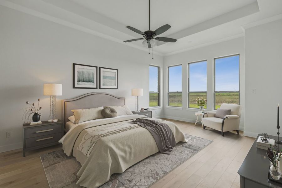 Representative furnished interior of a home built from the San Marino II by Chesmar Homes in Lakeway Estates, Waxahachie (Image 10). Representative furnished interior of a home built from the San Marino II by Chesmar Homes in Lakeway Estates, Waxahachie (Image 10).