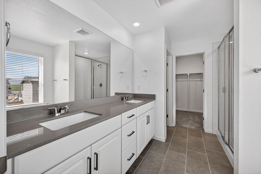 Furnished interior view inside a new home in Sky Ranch, Aurora (Image 6).