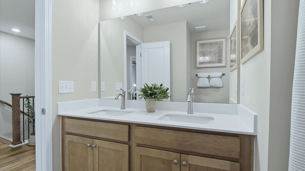 Representative furnished interior of a home built from the Winchester by DRB Homes in Mason Grove, Franklinton (Image 38).