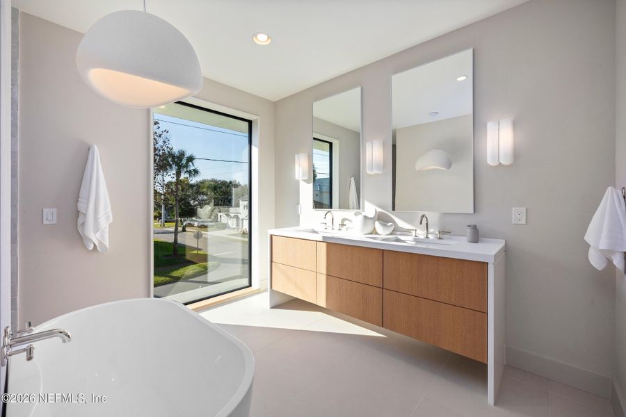 Furnished interior view inside a new home in , Atlantic Beach (Image 39).