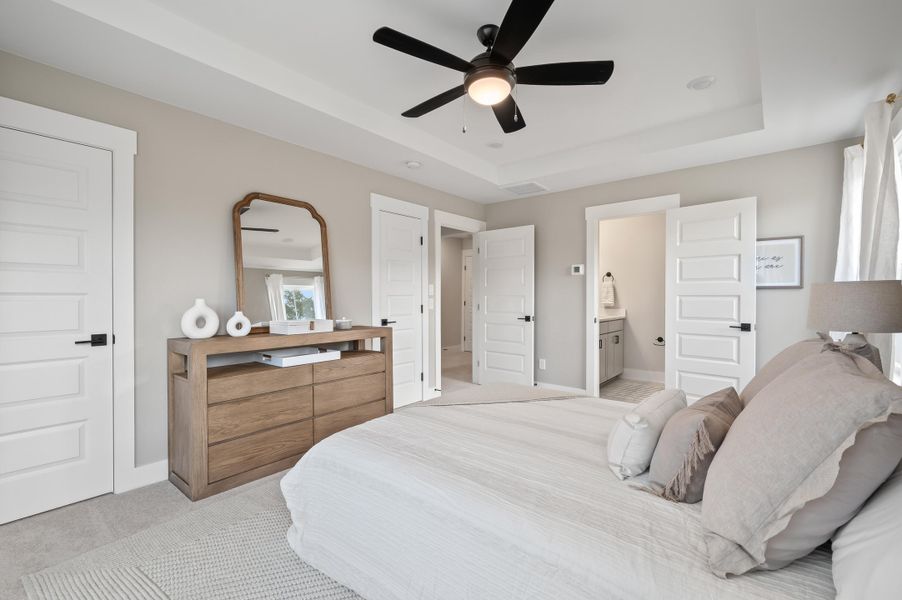 Furnished interior view inside a new home in Windward Townes, Goose Creek (Image 25).