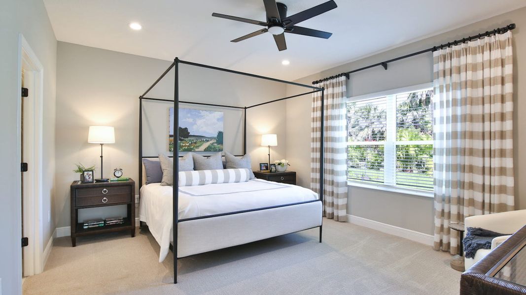 Furnished interior view inside a new home in Palm Grove, Lakewood Ranch (Image 7). Furnished interior view inside a new home in Palm Grove, Lakewood Ranch (Image 7).