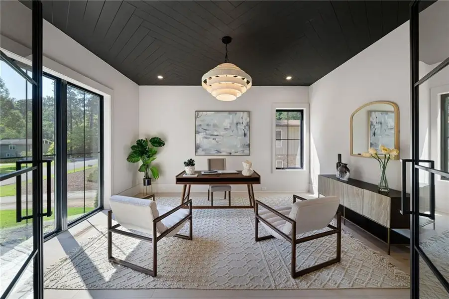 Furnished interior view inside a new home in , Atlanta (Image 5).