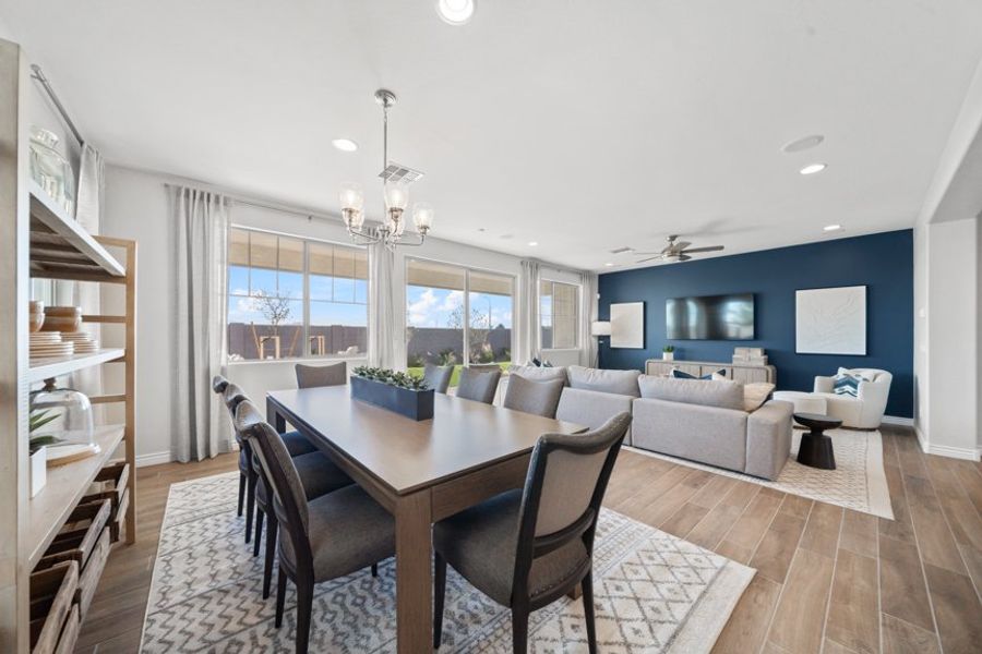 Furnished interior view inside a new home in Parkside, Avondale (Image 7).