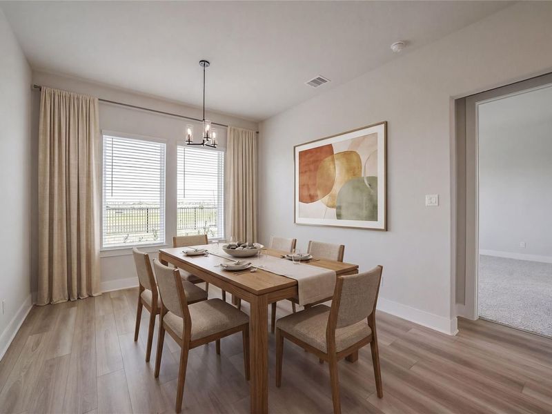 Furnished interior view inside a new home in Sierra Vista, Rosharon (Image 9).